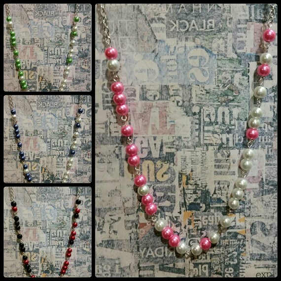 NOT MY PRESIDENT necklace, Not my president Morse code necklace, silver tone, glass pearls, anti-Trump necklace, Morse code, choice of four