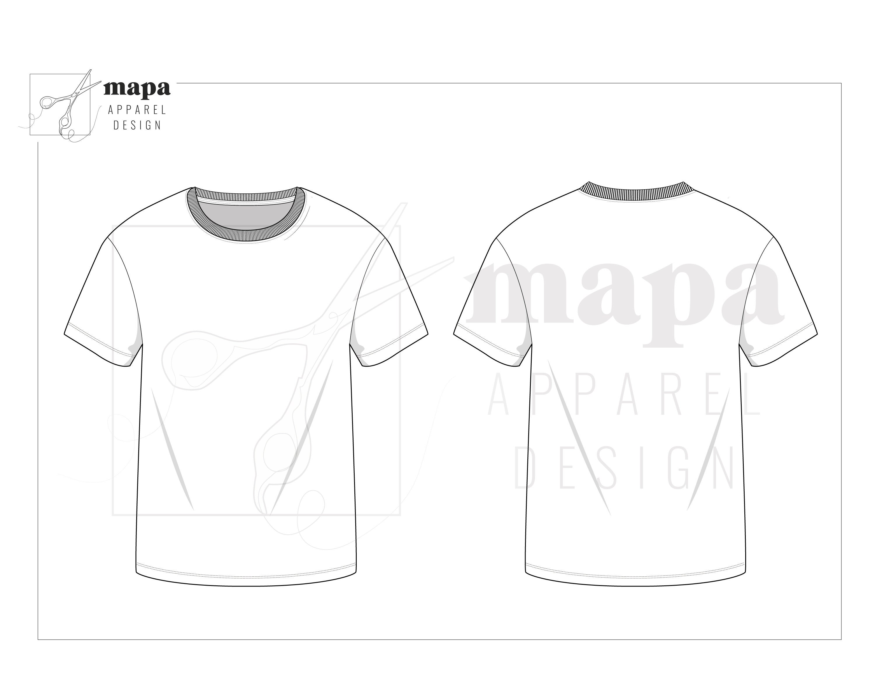 flat sketch shirt