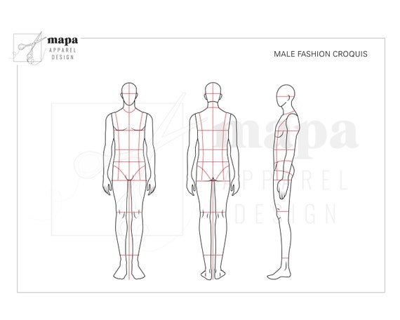 Male Fashion Croquis Male Fashion Croquis