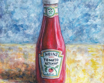 Heinz Ketchup - Impression montée en édition limitée