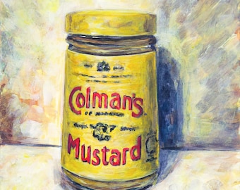 Colman's Mustard - Limited edition mounted print