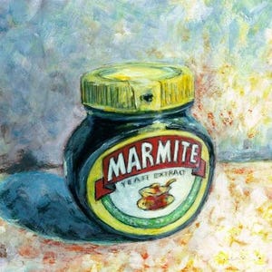Marmite jar - Limited edition mounted print