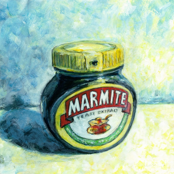 Marmite jar - Limited edition mounted print