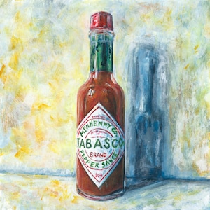 Tabasco sauce - Limited edition mounted print