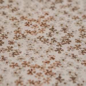 Little Yarrow Cotton Fabric by the Yard – Exclusive Watercolor Pattern with Flowers for Sewing Vintage-inspired Clothing & Crafts