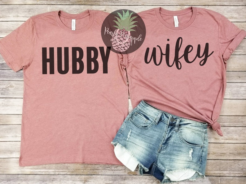 wifey and hubby shirt