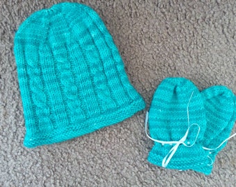 Girls Bonnet with adorable bow knitted in cherry red cotton yarn fashionable beanie with bow adorable and lined bonnet