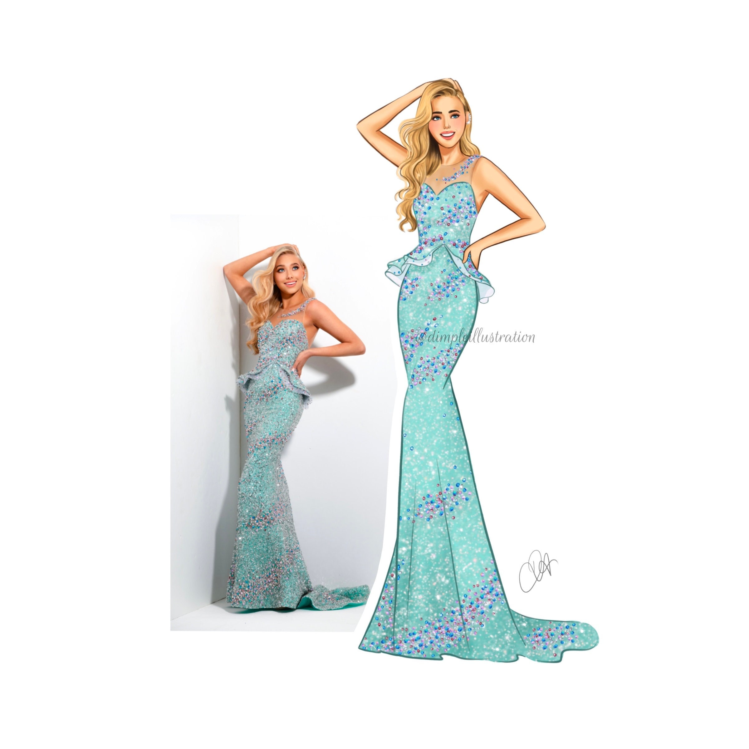 Customised Drawings Custom Portrait, Custom Illustration, Custom Drawing, Fashion ...