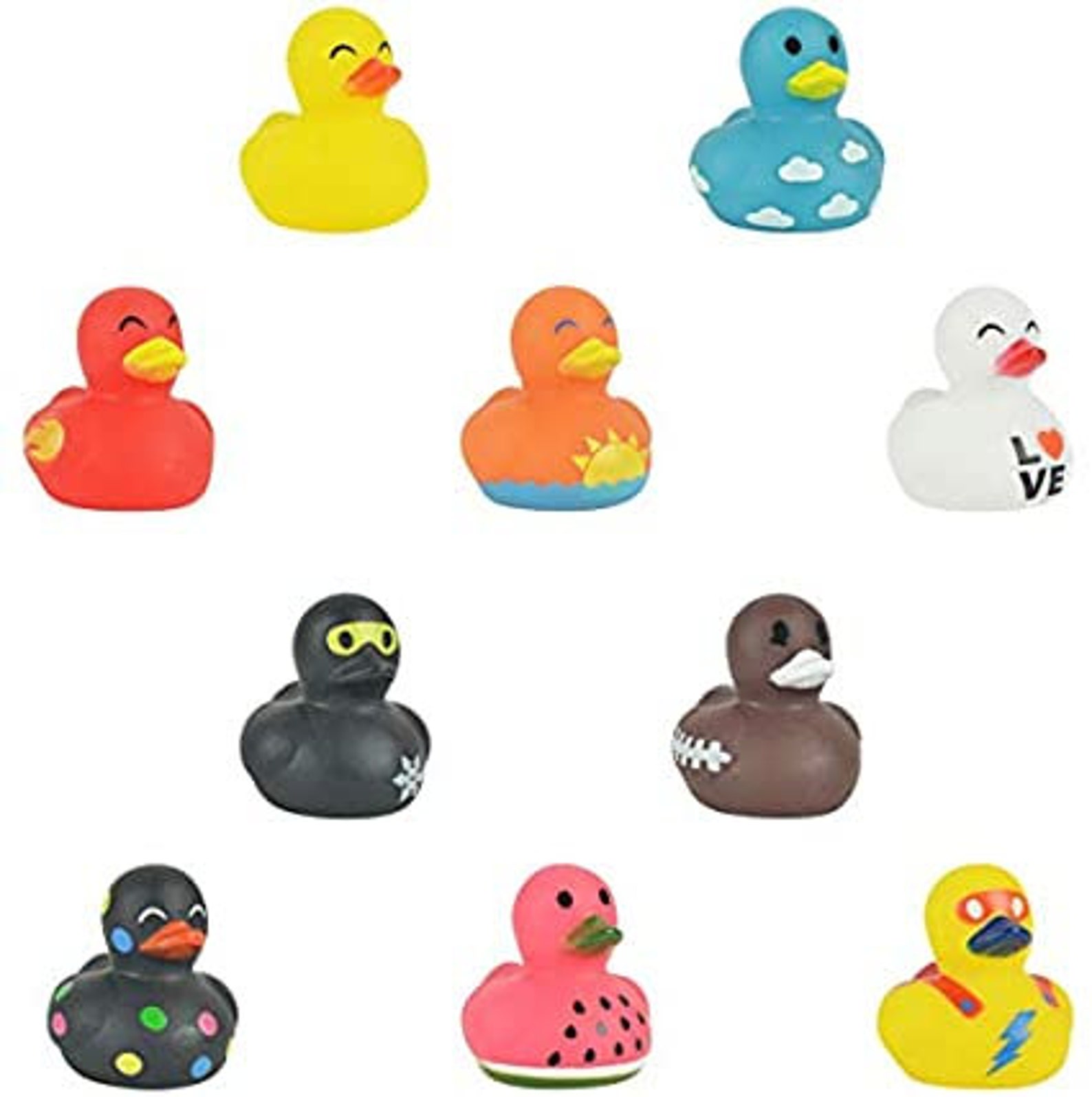 Mini Rubber Ducks Set of 12 2 Inch Size Water Toy Ducklings | Etsy