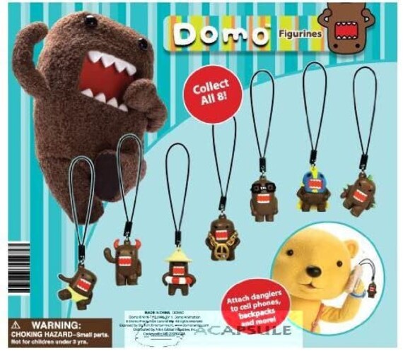 Domo Saluting Rubber KeyChain Buy 1 Get 2 Domo Items FREE 