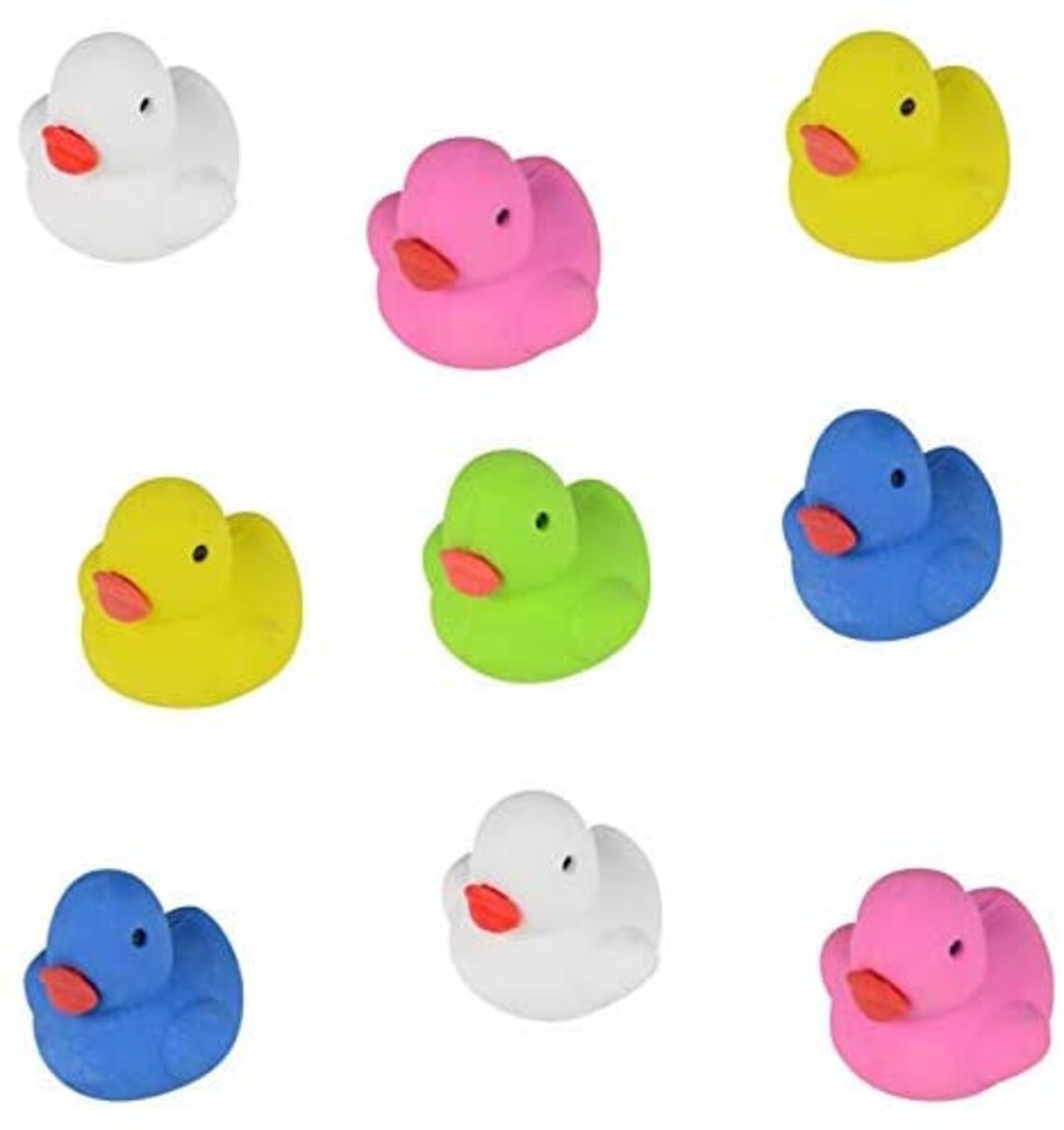 Duck Erasers Set of 14 Figure Erasers Etsy