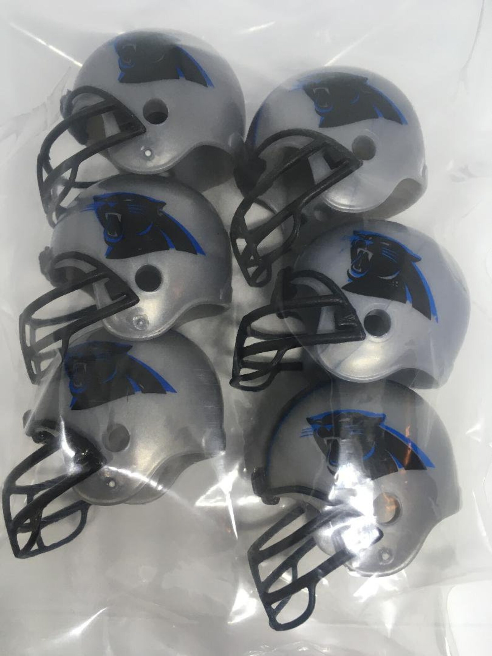 NFL Carolina Panthers Mini Helmets 6 Pack Etsy