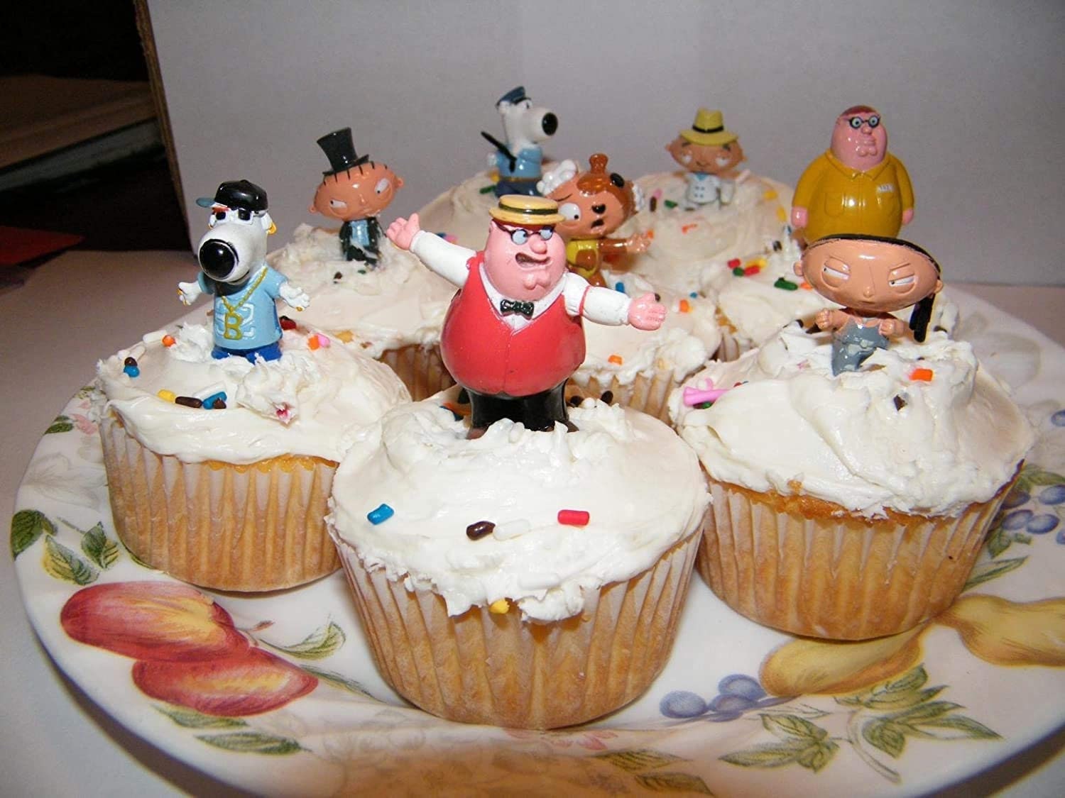 Family Guy Cake Toppers/cake Decorations Set of 8 With Peter - Etsy
