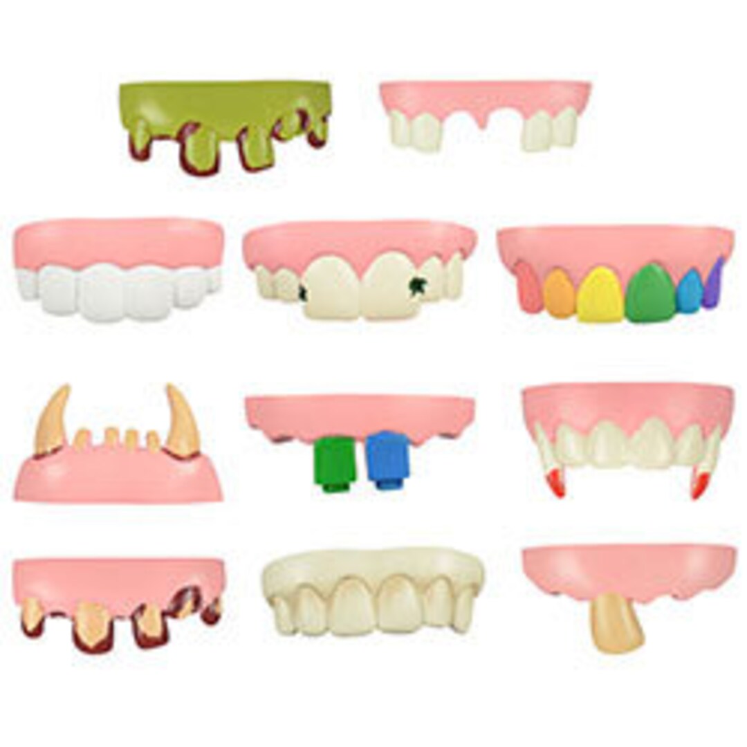 Fun Fake Teeth Set of 11 Party Favors Etsy