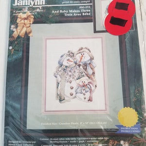 Janlynn And Baby Makes Three #80-412 counted cross stitch kit