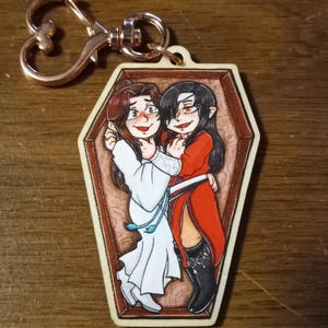 TGCF Double-sided Coffin Keychain - Heaven Official&#39;s Blessing