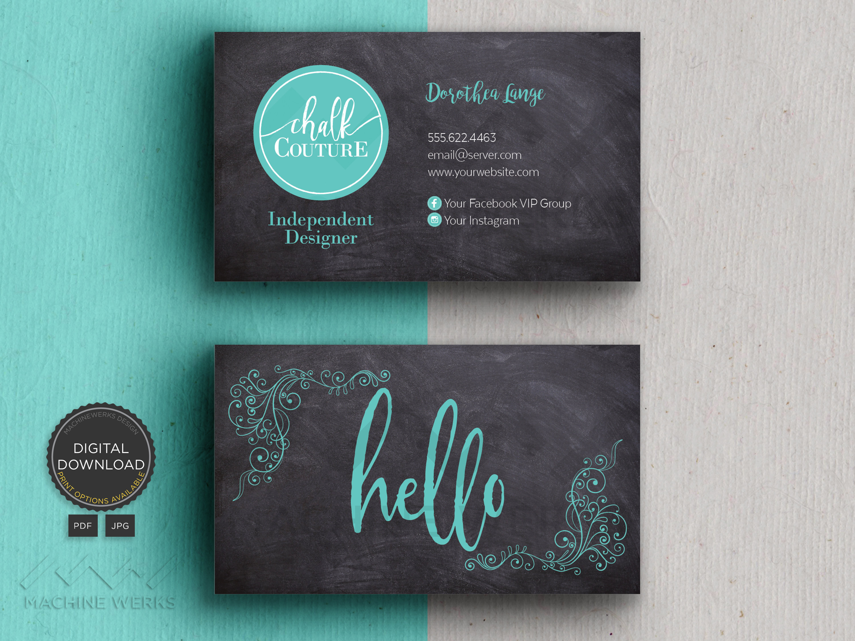 Chalk Couture Business Cards Custom Independent Designer Etsy Chalk Couture Business Cards Custom Independent Designer Etsy