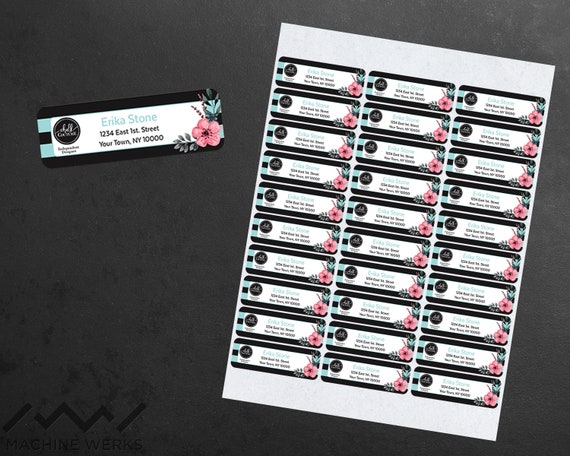 Chalk Tree Address Labels - 1x2-5/8 Inches, Pack Of 150, Avery 5160 Compatible - Chalkboard Design For Mail, Envelopes, Packages