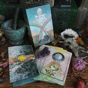 Cartes Oracle Du Jardin à Facettes – Jeu De Divination 44 Cartes, Guide PDF Inclus, Idéal Débutants !