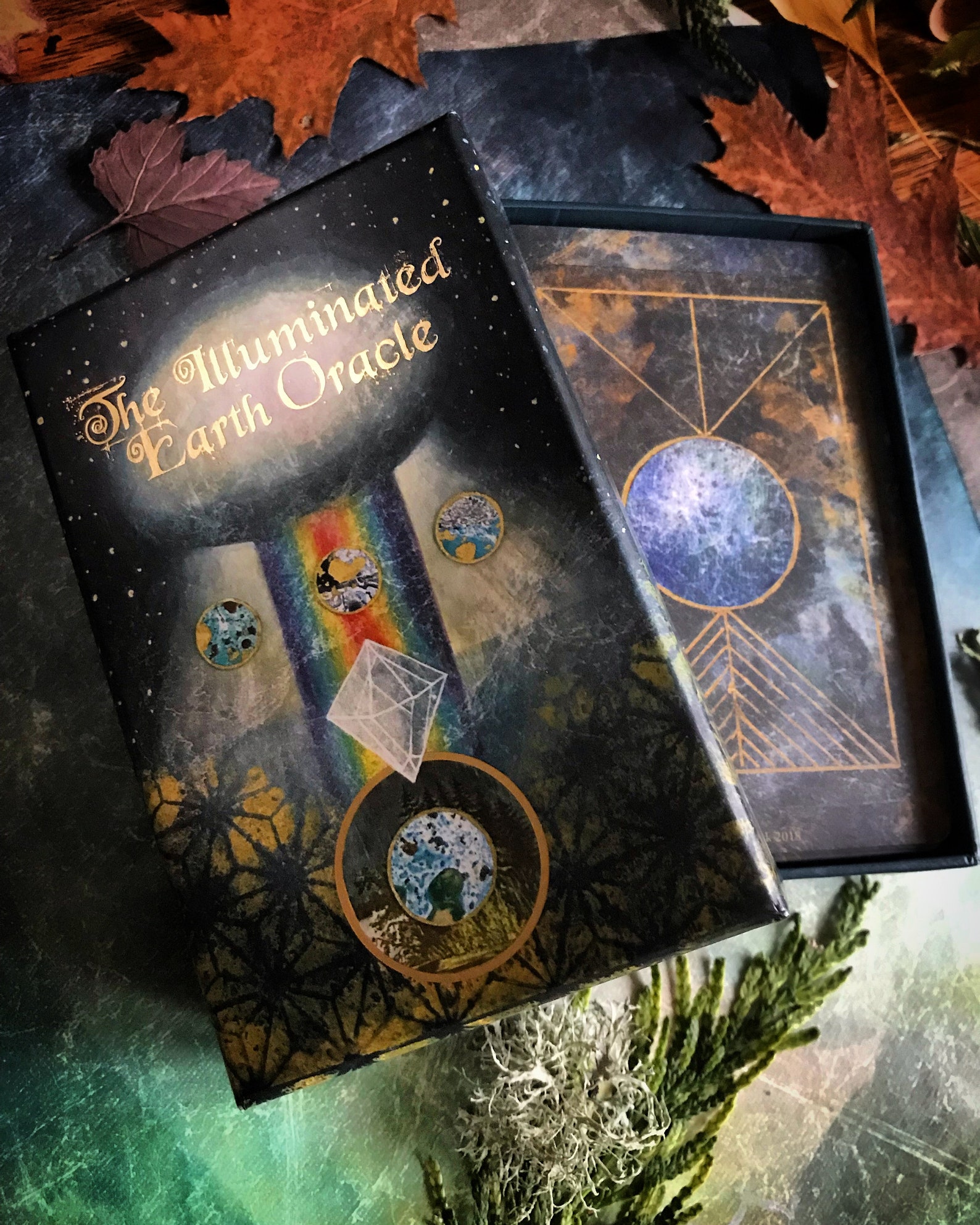 Illuminated Earth Oracle Card Deck Oracle Deck Oracle Cards Etsy