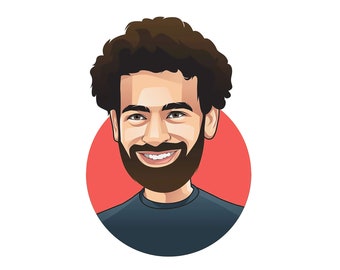 Custom Professional Circle Avatar: Photo to Cartoon Portrait