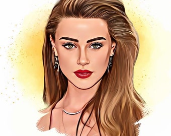 PFP Commission, Custom Cartoon Portrait from Photo, Digital Custom Illustration, Social Media Personal Avatar