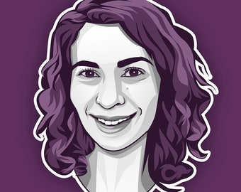 Mono Color Avatar, Custom Cartoon Avatar, Cartoon From Photo, Digital Portrait Professional Corporate Avatar For Company, Birthday Gift
