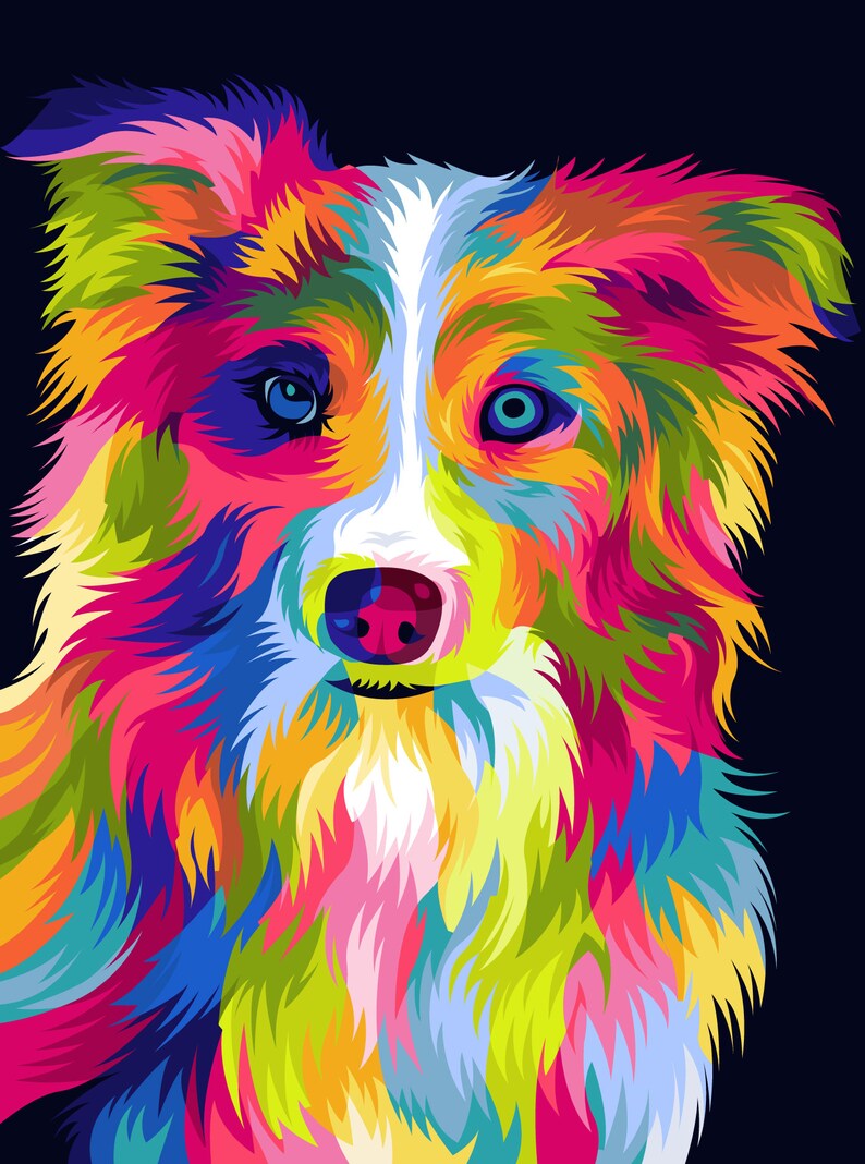 Furry Pet Portrait Custom Digital Art