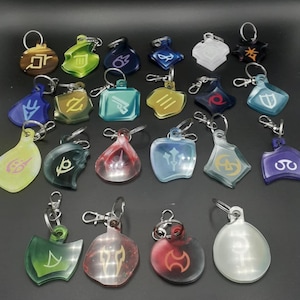 FFXIV job stone keychains