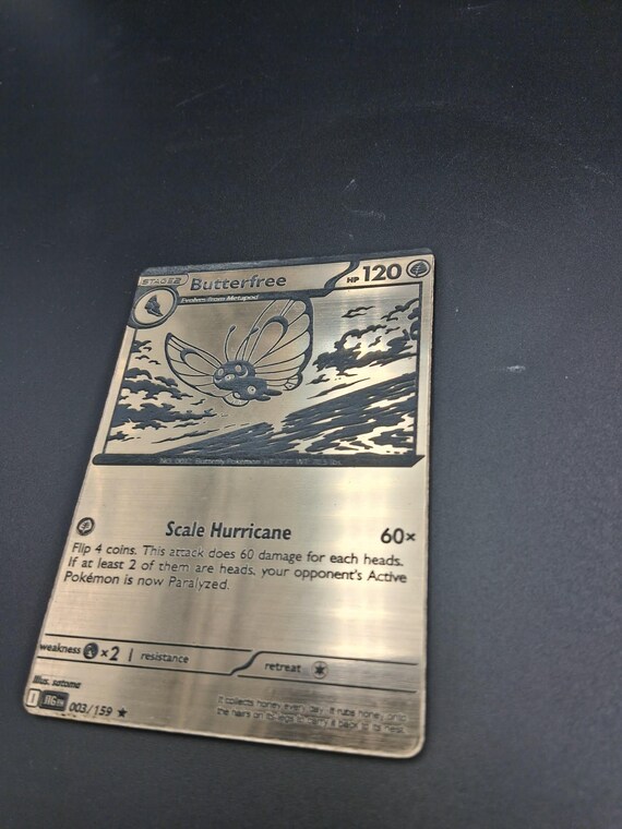 Buy Custom Gold & Black Pokmon Card | Fan-made Premium Collectible | Gold  Foil Trading Card | Pokmon Display Card Online in India - Etsy