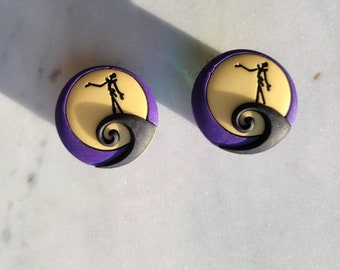 3/4" Plugs, Gauges Nightmare Before Christmas - Jack Skellington, 20mm, goth, emo