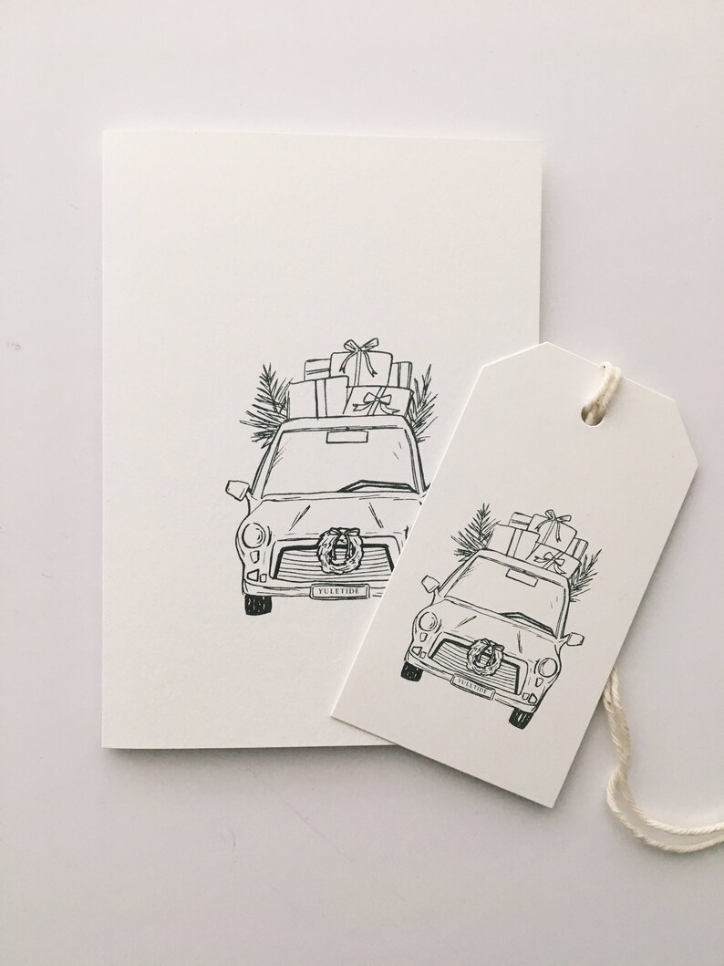 Christmas Car Gift Tags