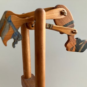 Handcrafted Jack Doheny Hardwoods Handheld Flipping Toy - Nefertiti