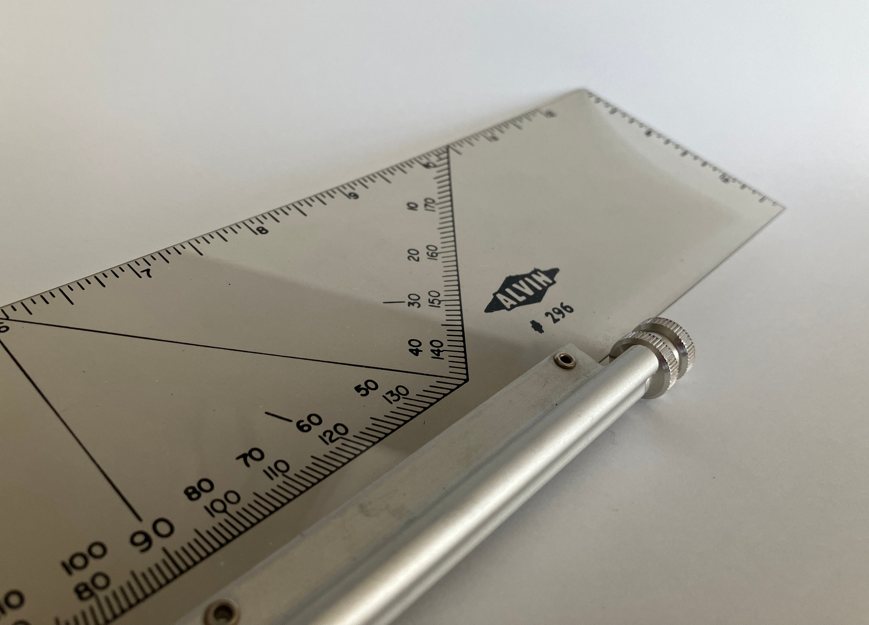 Alvin Architect Scale Drafting Ruler No 110P Triangular West Germany Vtg
