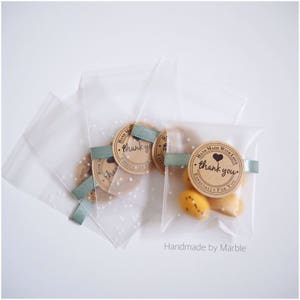 Special offer - Cellophane bags XSmall sized polka dot strong cellophane favour bags packaging | transparent cookie bags