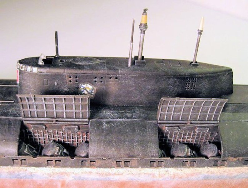 Scale model submarine the K141 Kursk Etsy