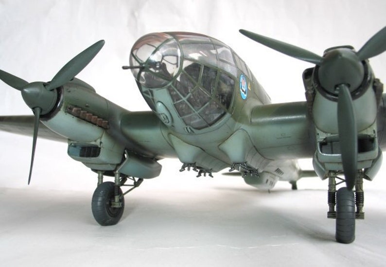 Scale model aircraft the Heinkel He 111 Etsy