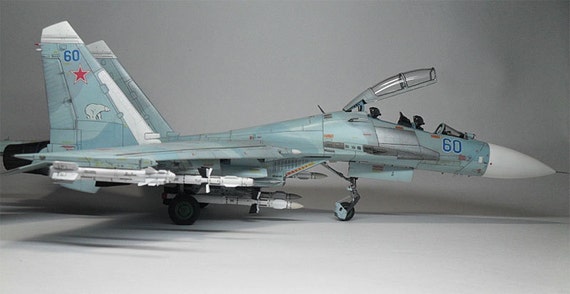 sukhoi model airplane