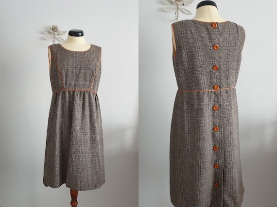 1990s brown dress | vintage 90s dress