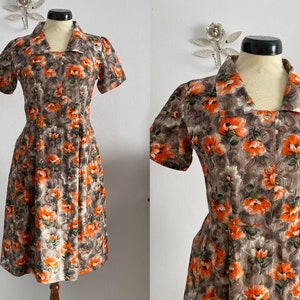 1960 年代の花柄ドレス | 60 年代のヴィンテージ サンドレス