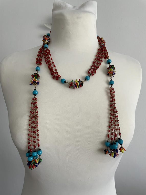 Collier en platine, diamants – Vers 1920 Belle Epoque