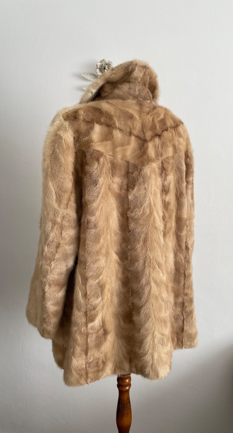 1960s mink fur coat vintage 60s real mink fur coat zdjęcie 9