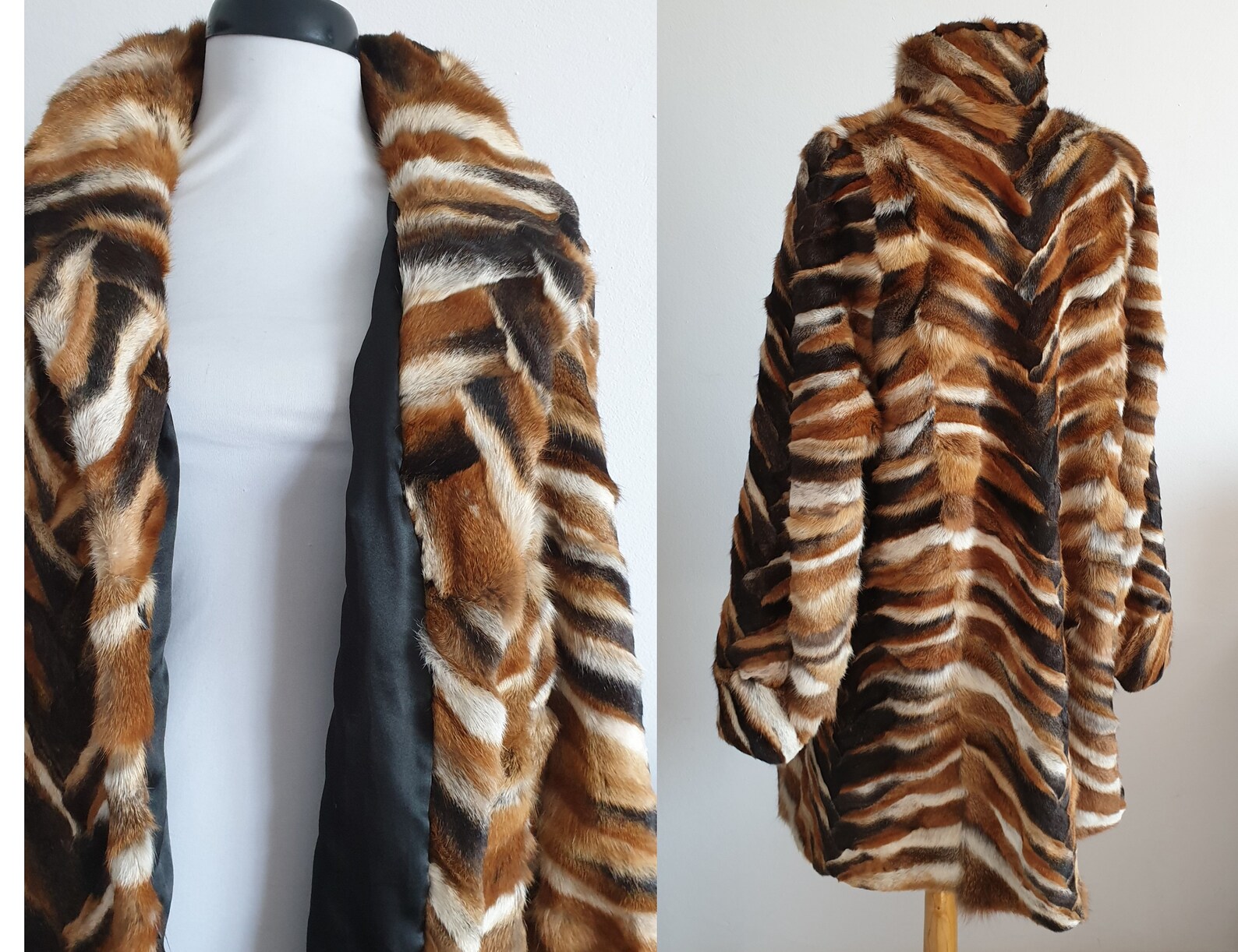 1960s Wool Fox Fur Coat by CuddleCoat for Marshall Fields | S/M