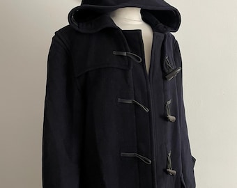 Burberry London Nova Wool Hooded Duffle Coat - Etsy