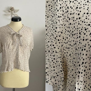 1980s Escada silk blouse | vintage 80s Escada blouse