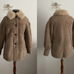 70s 80s sheep skin coat | vintage 70s 80s sheep skin women coat