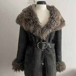 1970s plush sheepskin coat