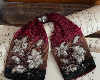 Antique  beaded miser bag