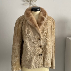 1950s Sheared Mink Cropped Jacket