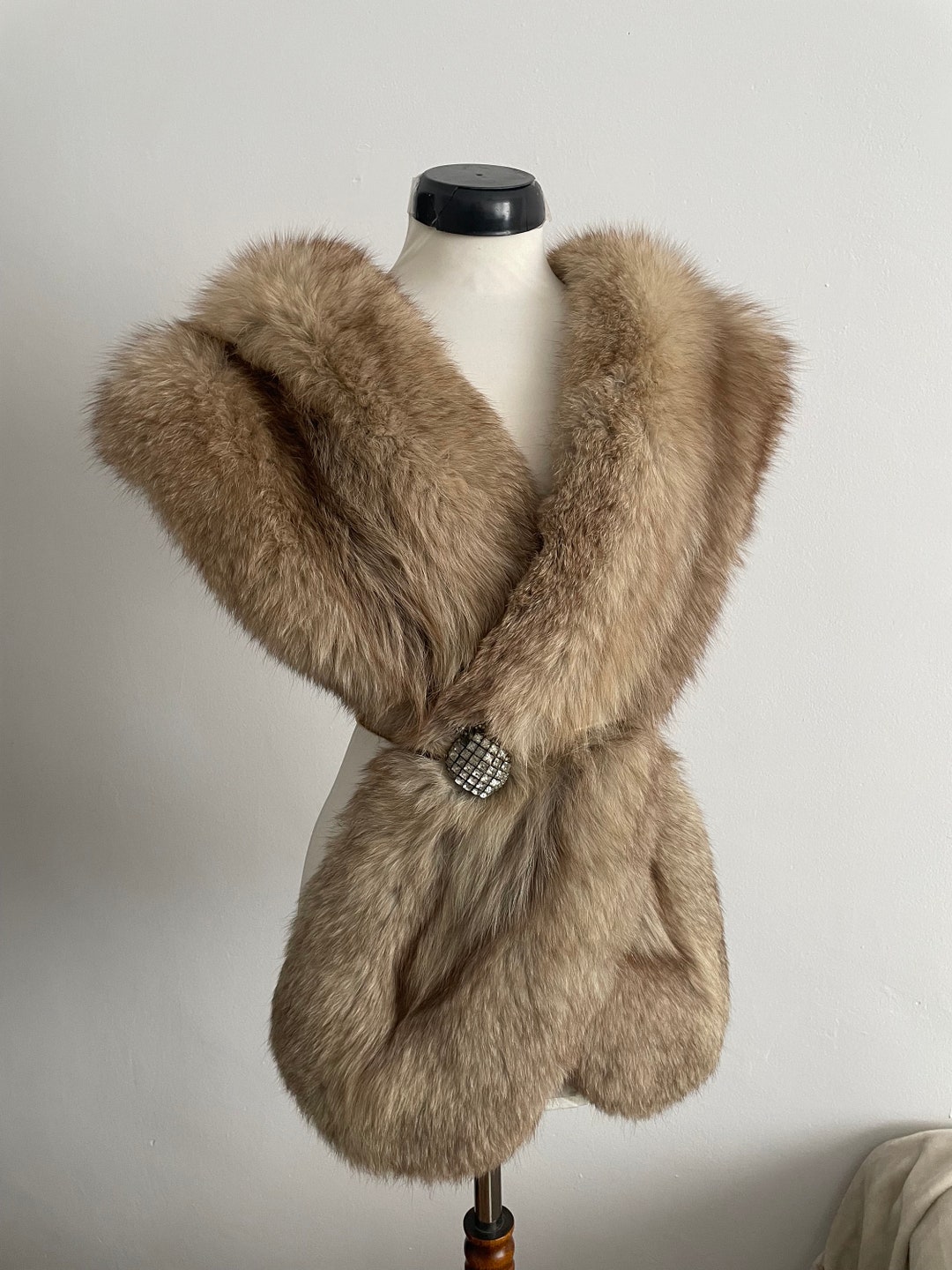 20s fur shawl